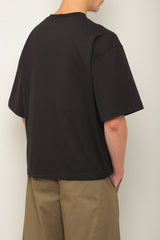 Black oversized t-shirt "Somewhere between"