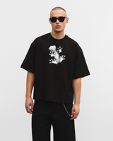 T-shirt oversize noir "Frog" (Sample)
