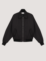 Black bomber jacket