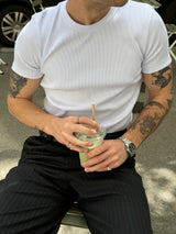 White slim t-shirt