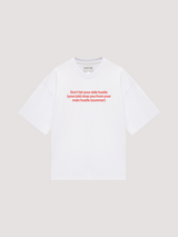 T-shirt noir oversize « Je suis tellement sexy que même la vie devient difficile »