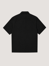 Chemise noire à manches courtes