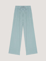 Піжамні штани в зелену смужку