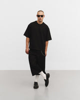 Black baggy shorts