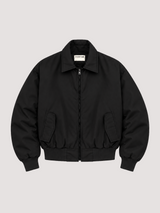 Black bomber jacket