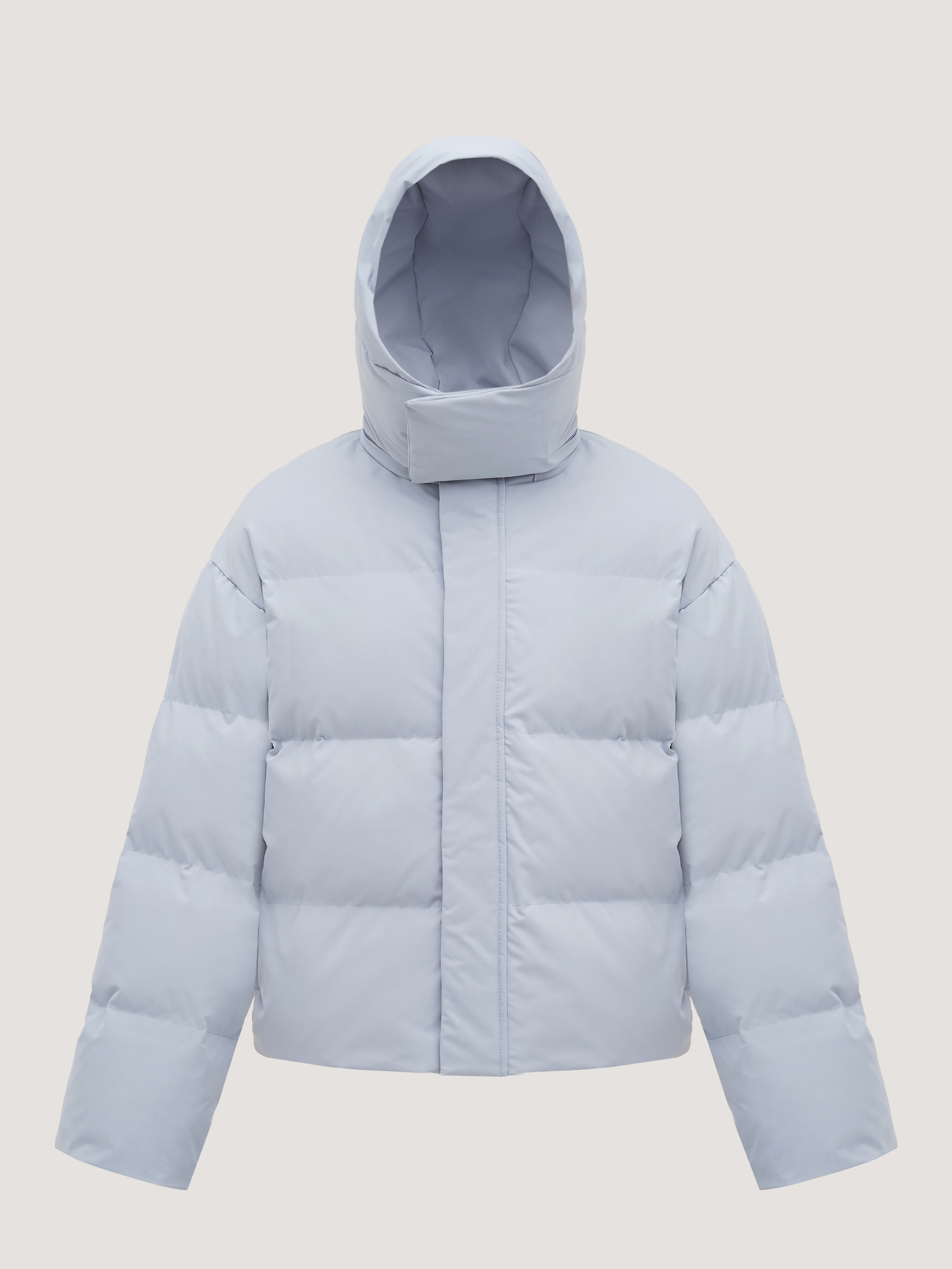 Puffer jacket light blue sales