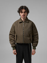 Оливковий бомбер