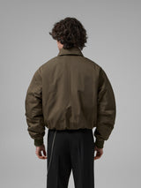 Оливковий бомбер