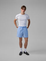 Stripe-print Cotton Shorts