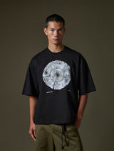 T-shirt noir oversize "Trust the process"