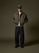 Khaki bomber jacket