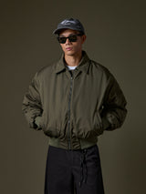 Khaki bomber jacket