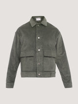 La Veste En Velours Vert