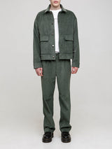 La Veste En Velours Vert