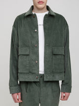 La Veste En Velours Vert