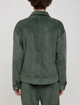 La Veste En Velours Vert