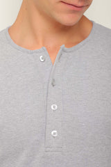 T-shirt slim à manches longues