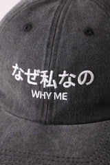 Сіра кепка "Why me"