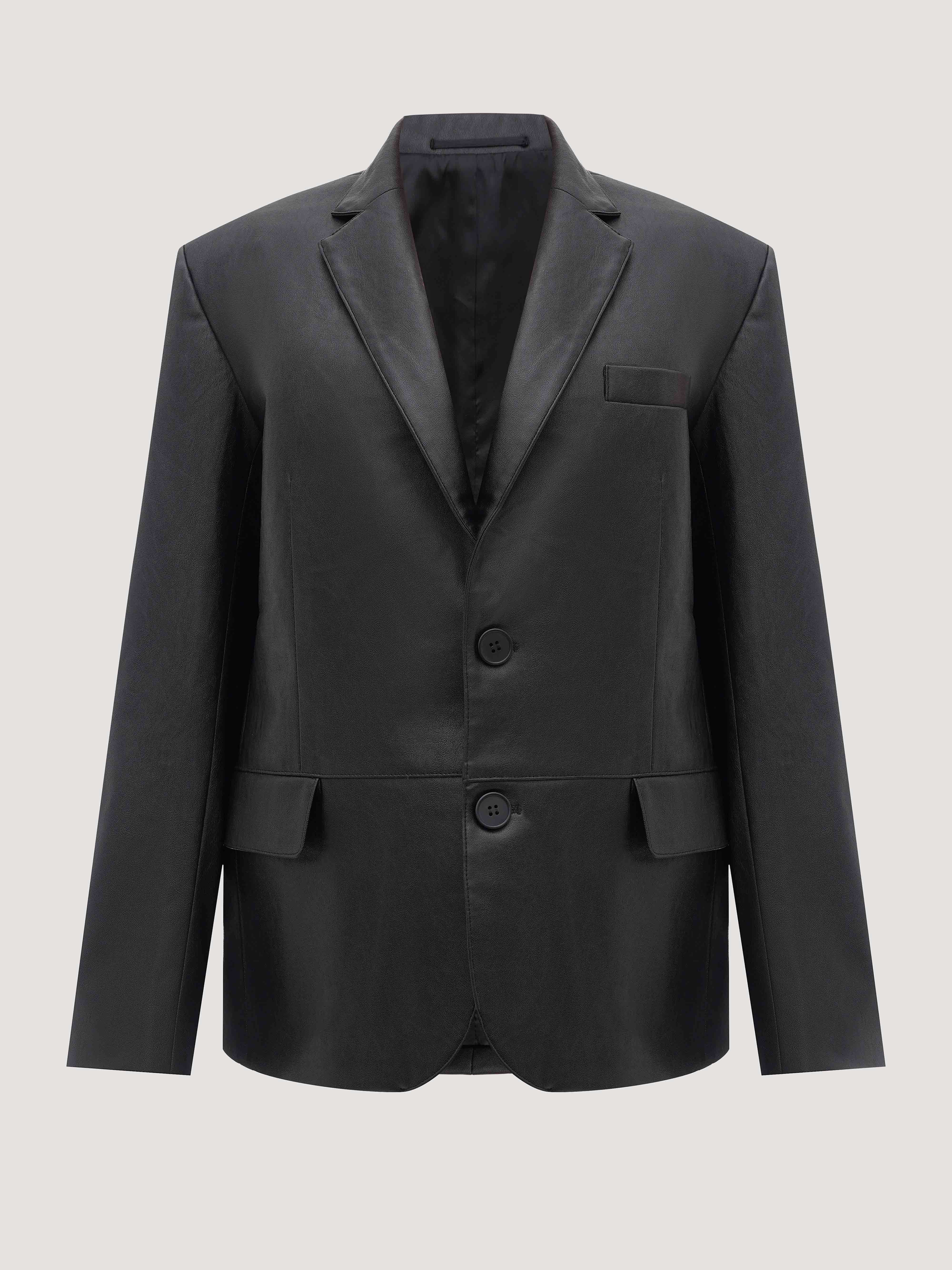 Піджак зі штучної шкіри 