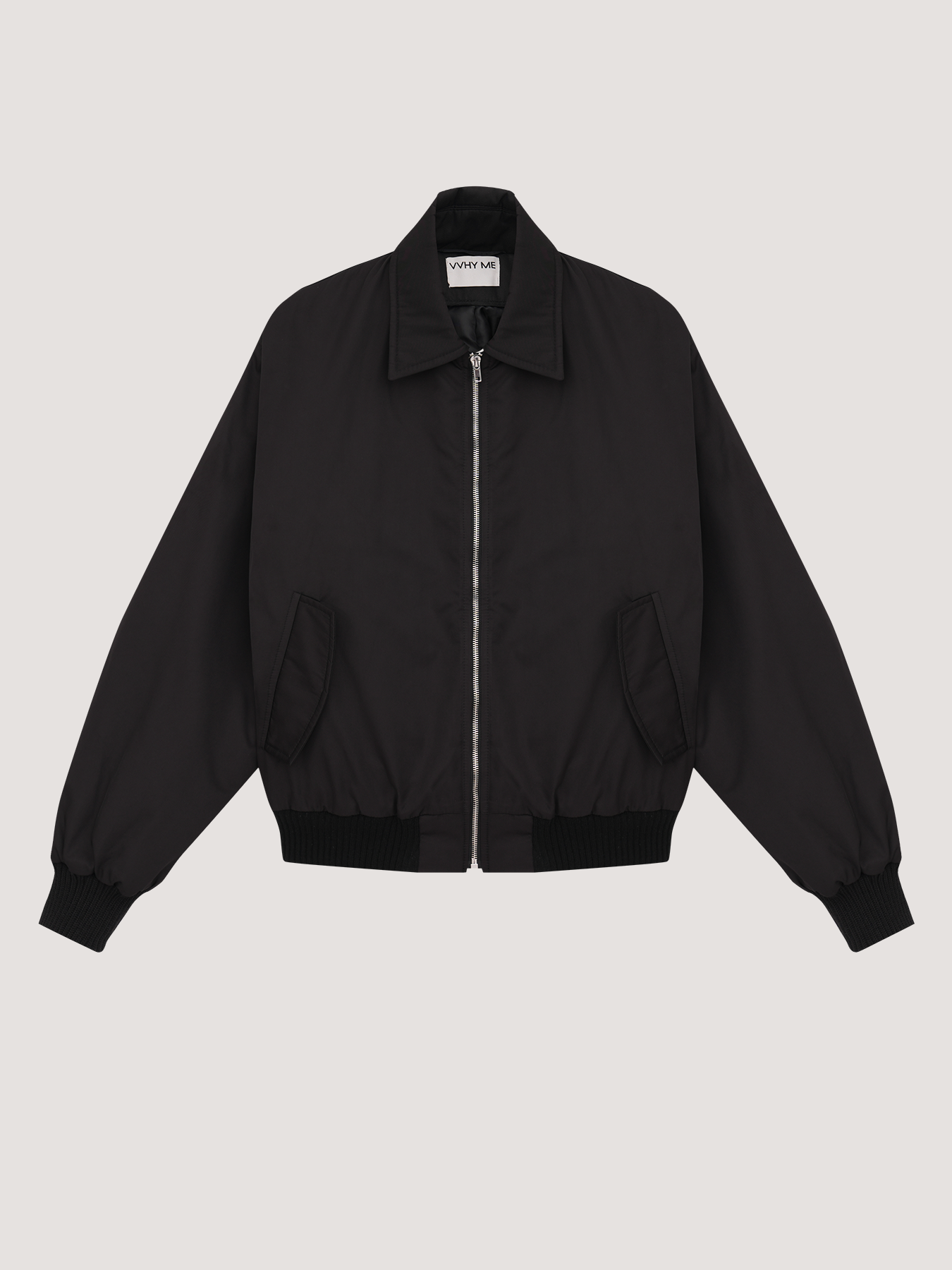 Black bomber jacket