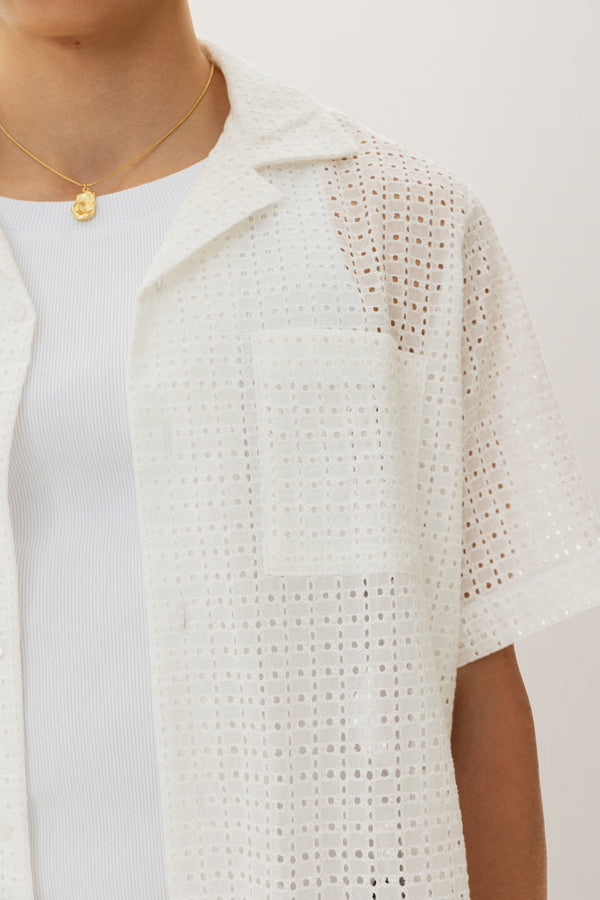 Milk textured shirt