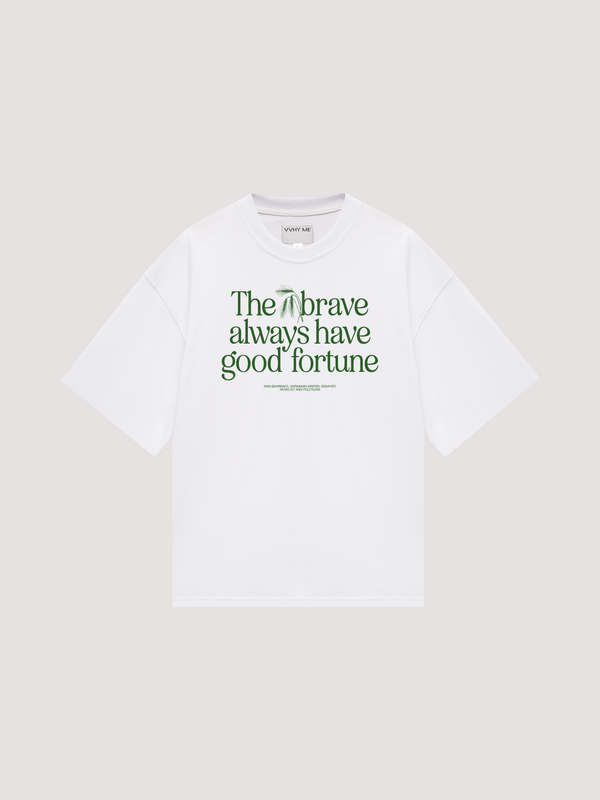Oversized T-shirt "Bravery" (print in front)