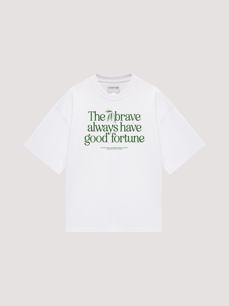 Oversized T-shirt "Bravery" (print in front)
