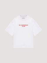 Oversized T-shirt "No underwear club"