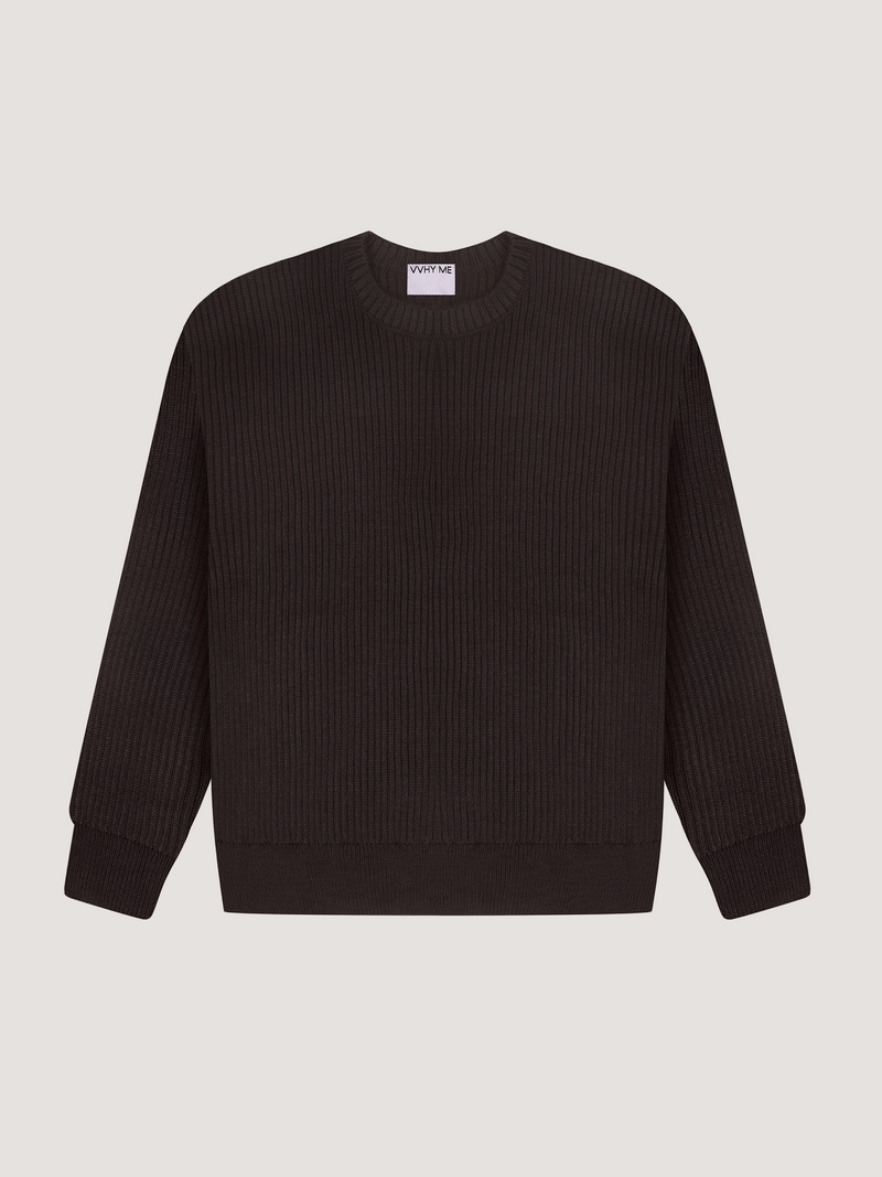 Brown woolen sweater