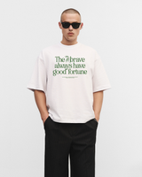 Oversized T-shirt "Bravery" (print in front)