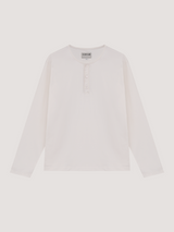 Cream long sleeve T-shirt