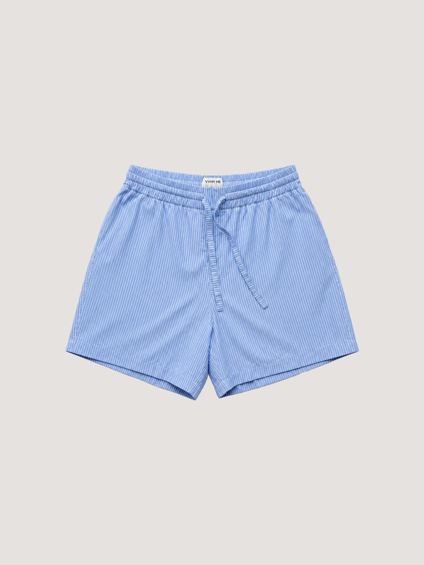 Stripe-print Cotton Shorts
