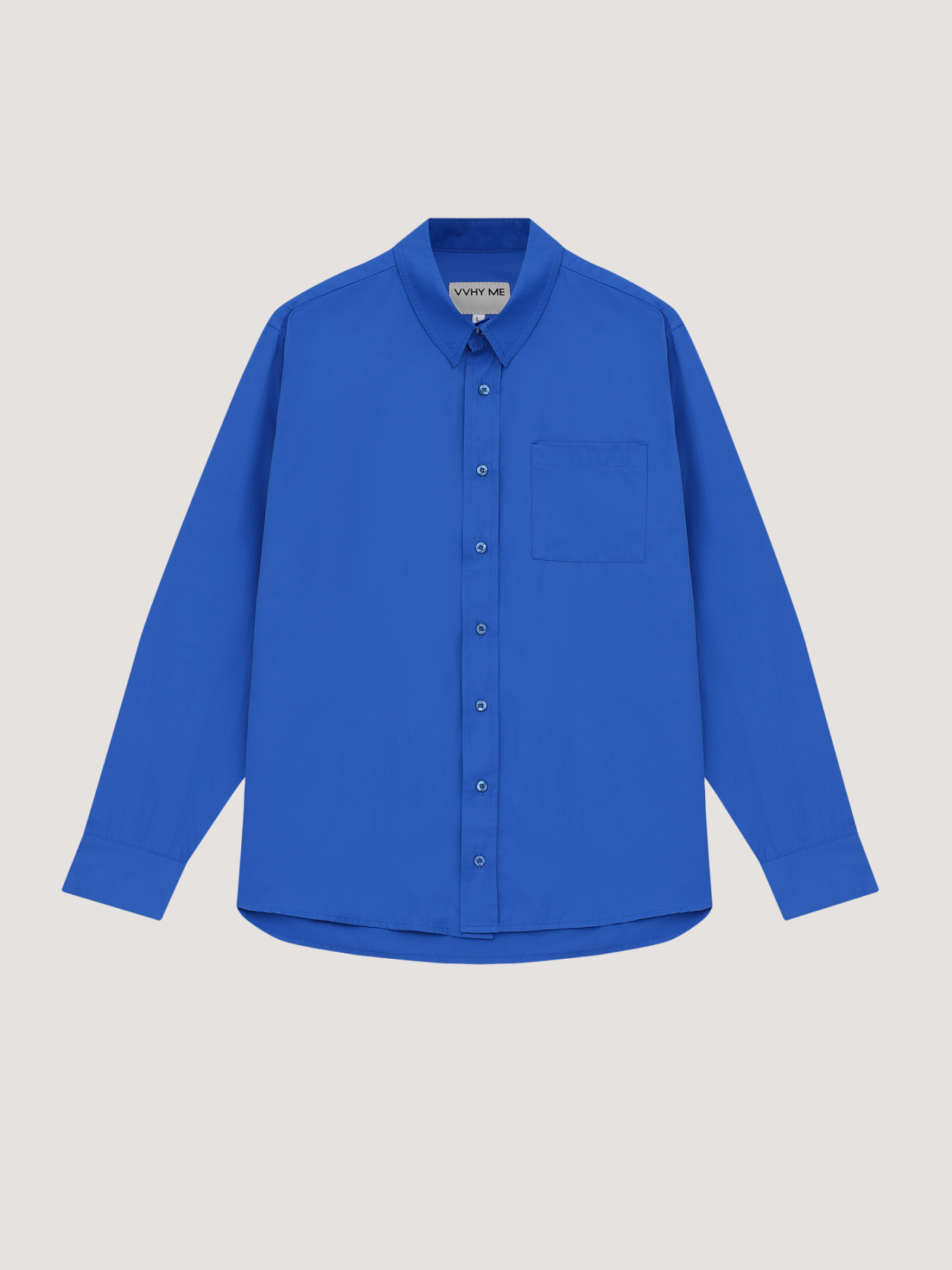 Long sleeve blue shirt