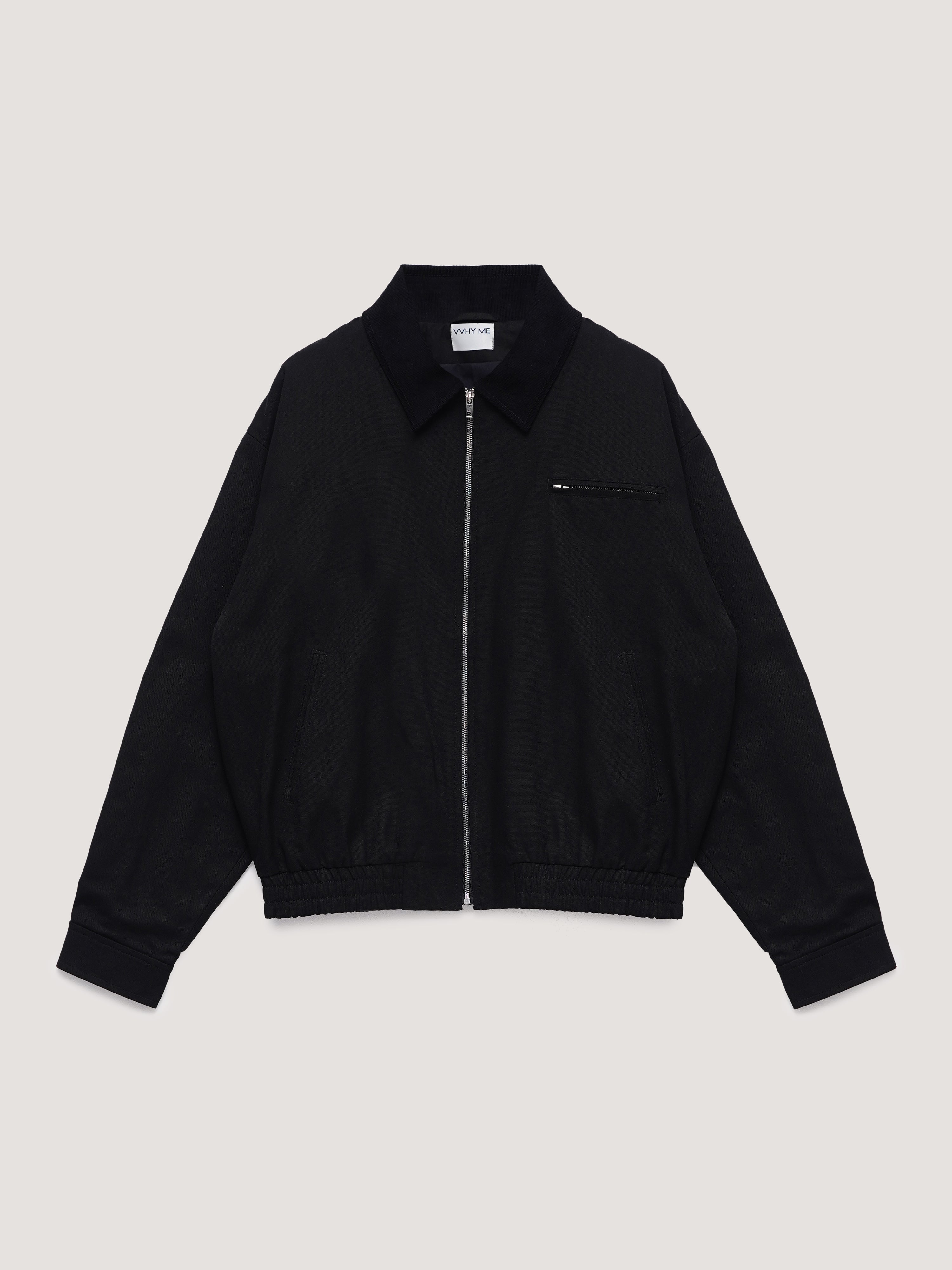 Чорна робоча куртка 