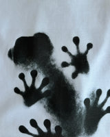 White oversized t-shirt "Frog" (Sample)