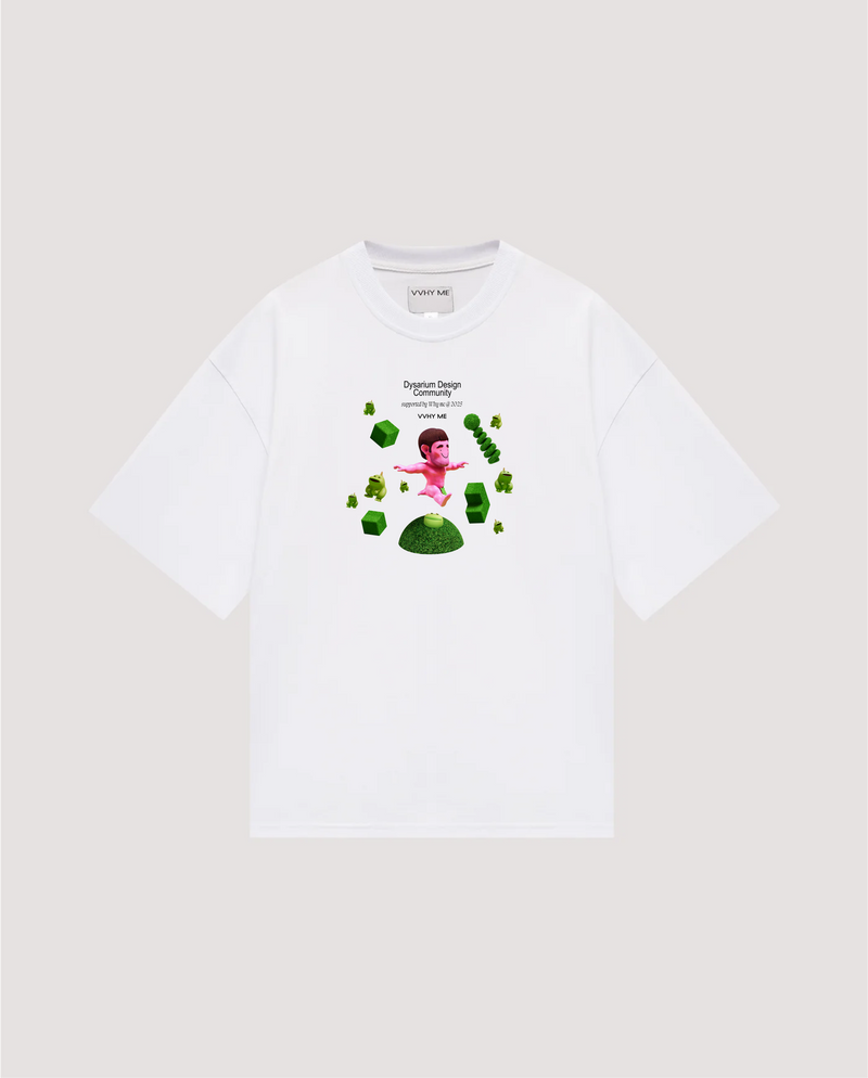 Oversized Dysarium & VVHY ME 25 T-shirt (print 3)