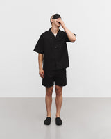 Black pajama shorts