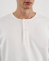 Cream long sleeve T-shirt