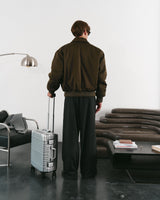 Olive bomber jacket