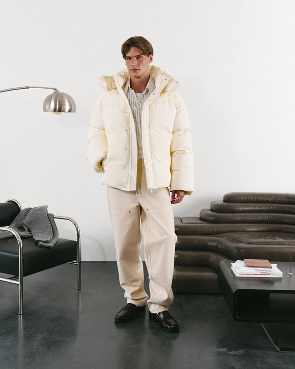 Cream Puffer Jacket