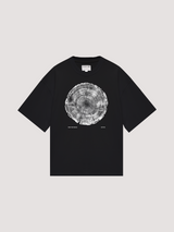T-shirt noir oversize "Trust the process"