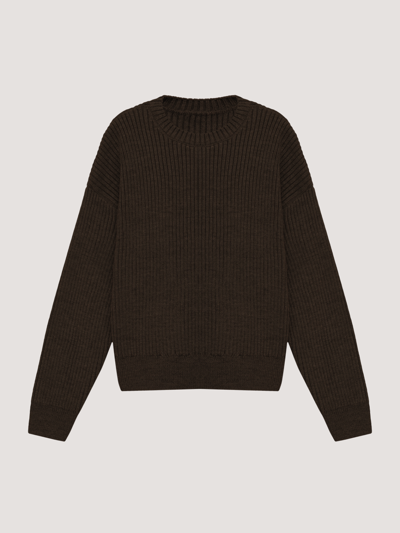 Brown woolen sweater