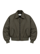 Khaki bomber jacket