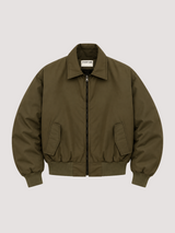 Khaki bomber jacket
