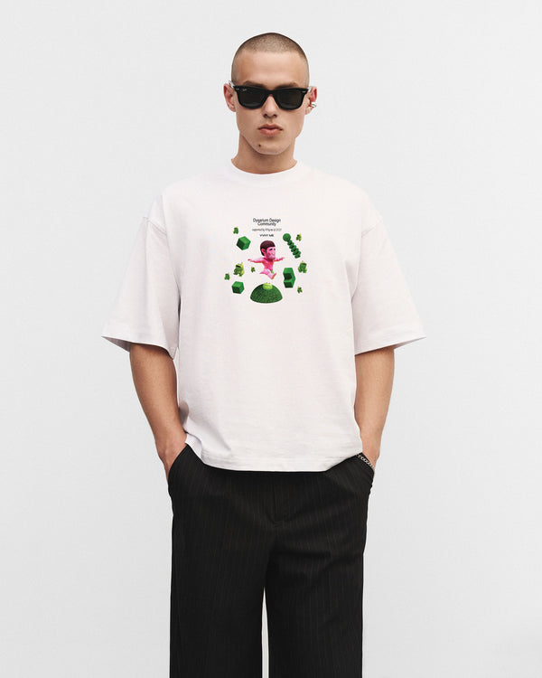 Oversized Dysarium & VVHY ME 25 T-shirt (print 3)