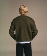 Olive woolen sweater