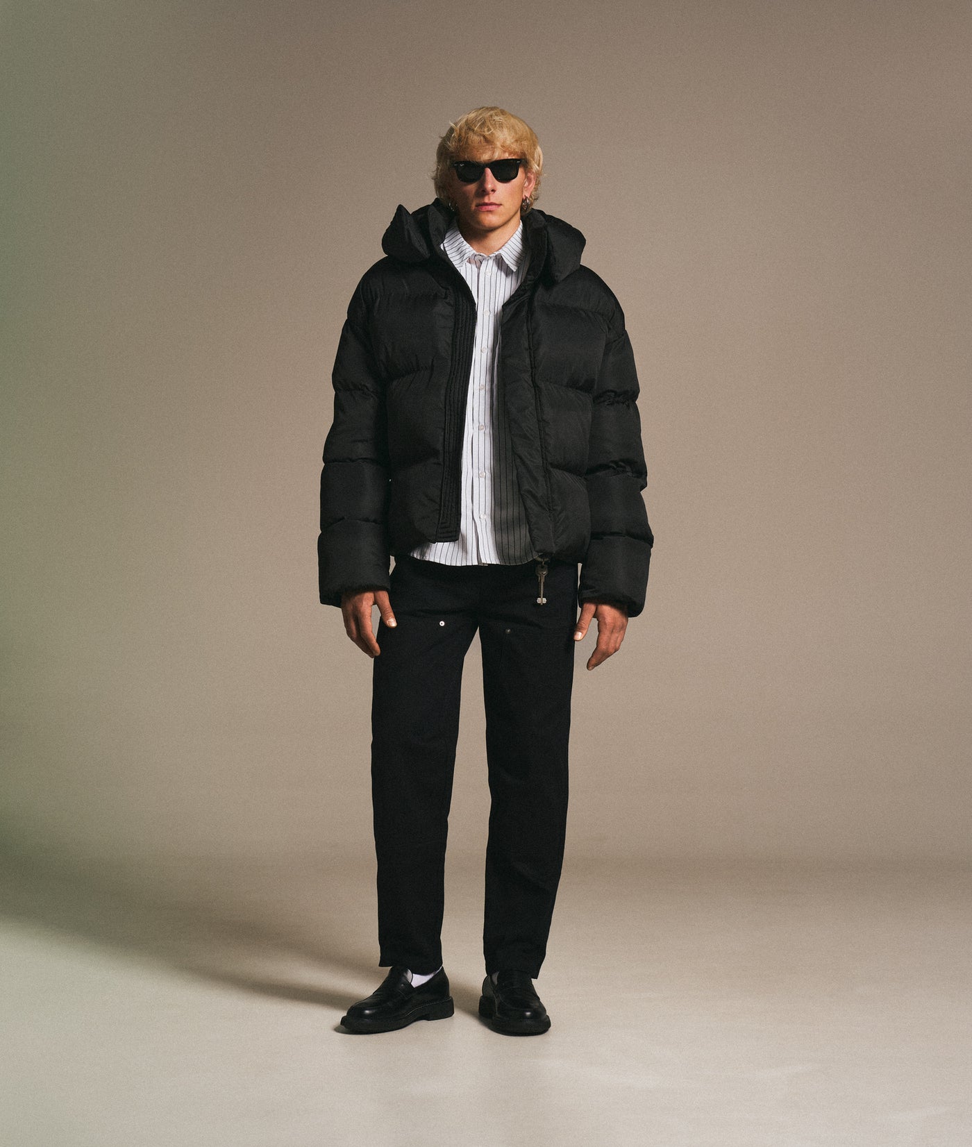 RUFFLOG MA-1 PUFFER JACKET BLACK ラフロッグ CODE-ZERO Puffer Jacket Men Lac des Vaux Black M | CODE-ZERO