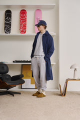 Le Pantalon de survêtement gris chiné