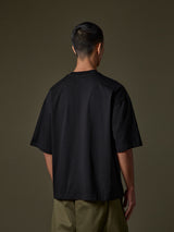 T-shirt noir oversize "Trust the process"