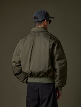 Khaki bomber jacket